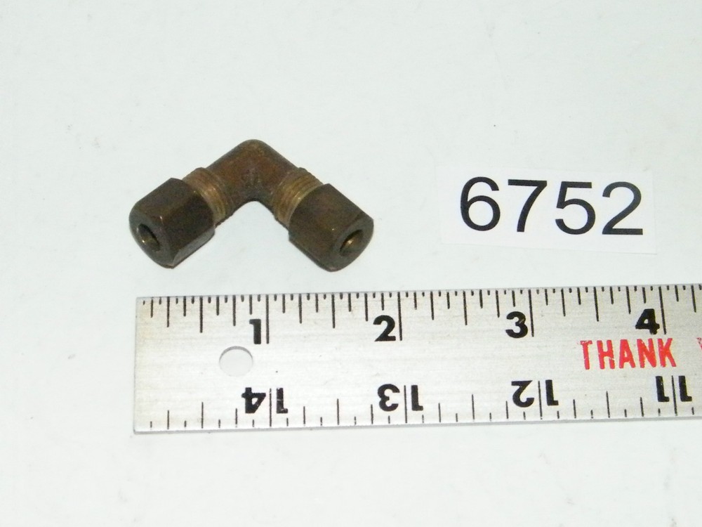 Brass Compression Elbow 1/4 x 1/4 Compression Fitting