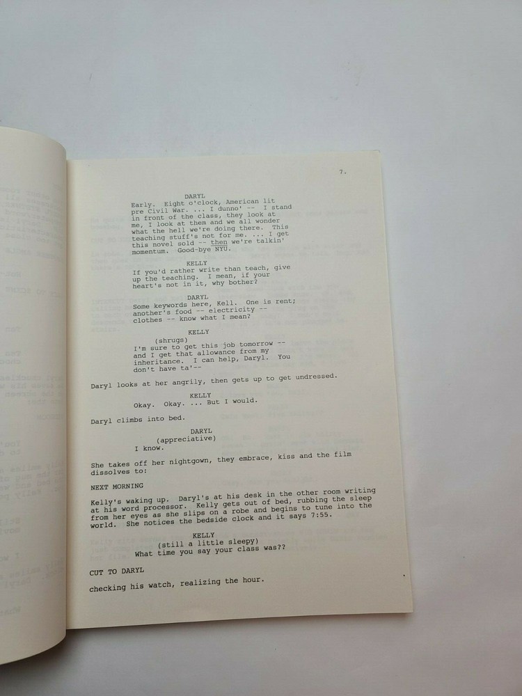 VERBATIM / Bob Brody 1989 Unproduced Movie Script Screenplay