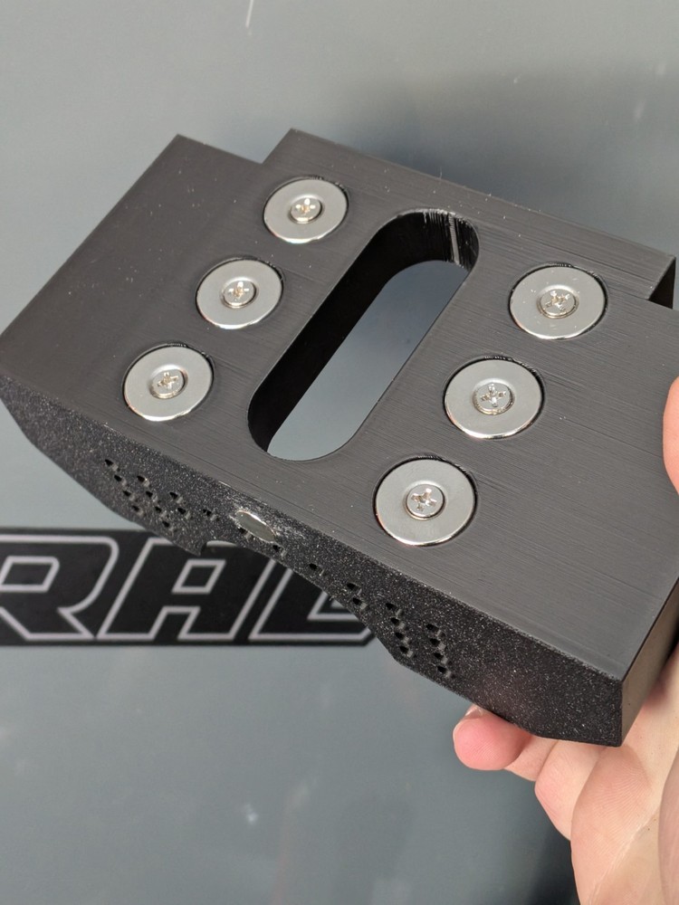 Magnetic Phone Holder For Toolbox With Side Pockets