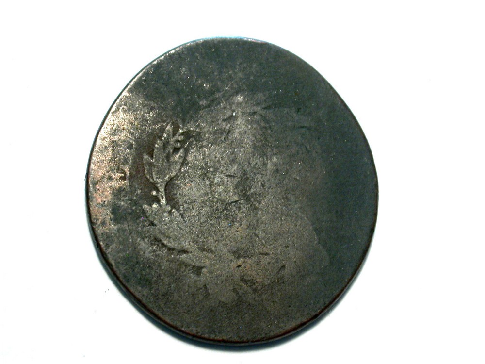 vintage ** Coronet - Matron Head LARGE CENT ** Railroad - Train Coin ?