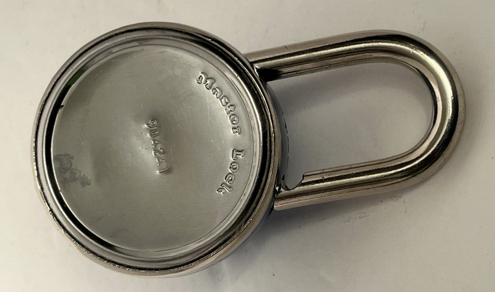 Master Lock Sphero Combination Lock Smooth Spin Padlock Blue