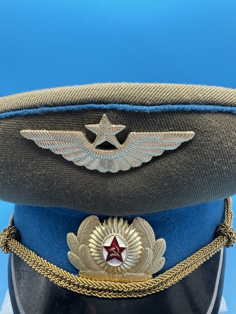 Vintage Soviet Air Force Officers Visor Cap