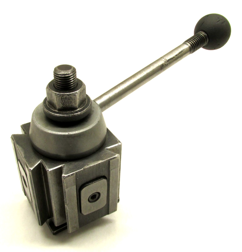 PISTON TYPE QUICK-CHANGE TOOL POST - 0 to 12" SWING - USES AXA HOLDERS