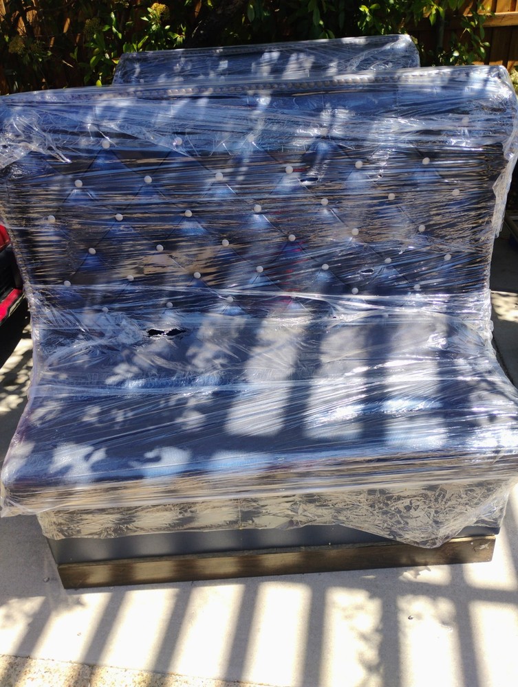 Dining chairs & Blue colored booth chairs (Used)