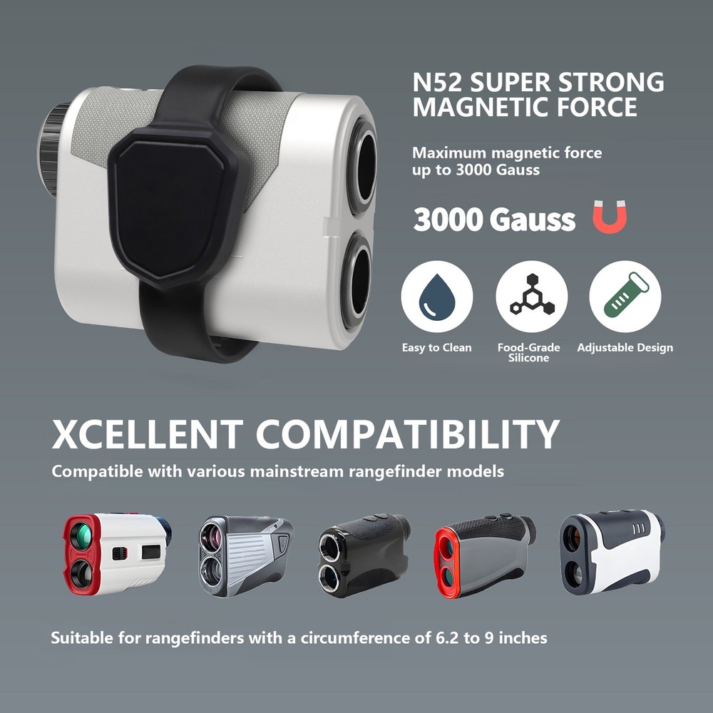 Range Finder Magnetic Strap Golf Rangefinder Storage Band Lightweight