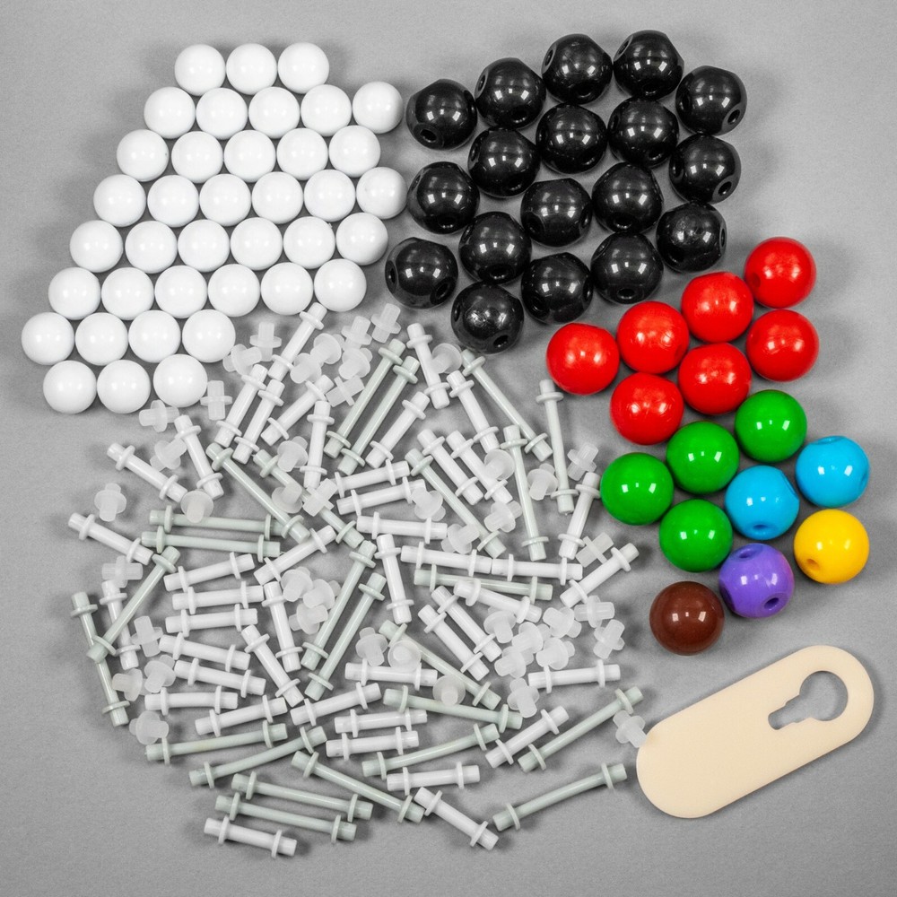 184pc Molecular Model Set Organic Chemistry Science Atom Molecules & Links Kit