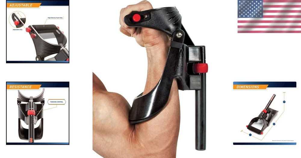 Portable Forearm Developer - Adjustable Resistance Trainer for Home Workouts