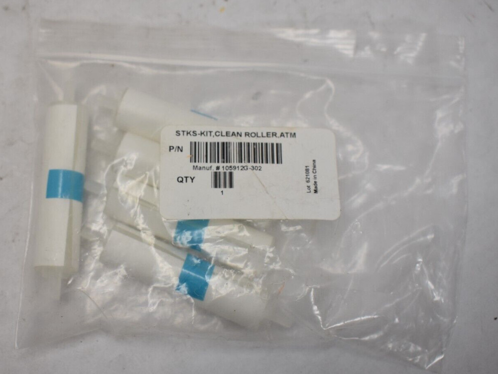 Cleaning Rollers ATM Cassette Clear Adhesive Cleaning Rollers 105912G-302 5 Pack