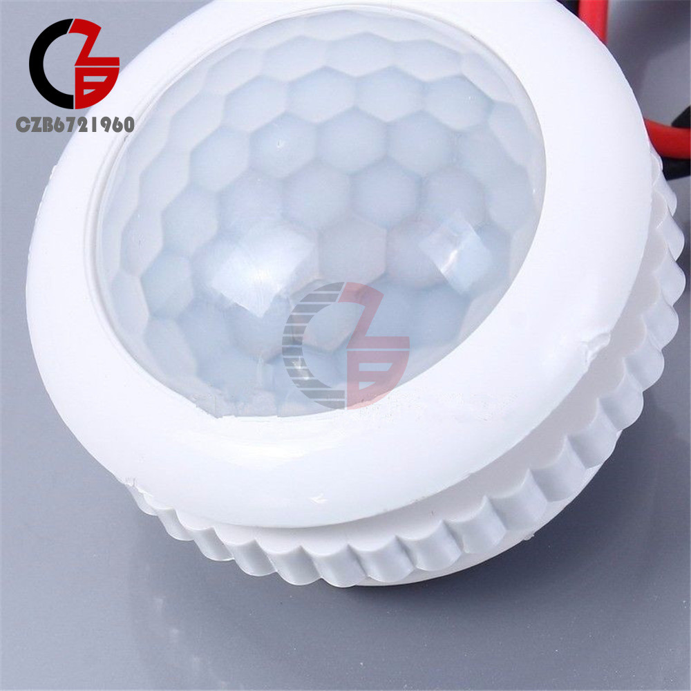 220V PIR Induction Light Control Ceiling Lamp Body Infrared Induction Switch