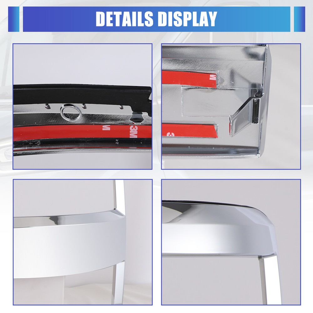 Driver Side Chrome Headlight Bezel for 2015-2019 Chevy Silverado 2500 HD 3500 HD