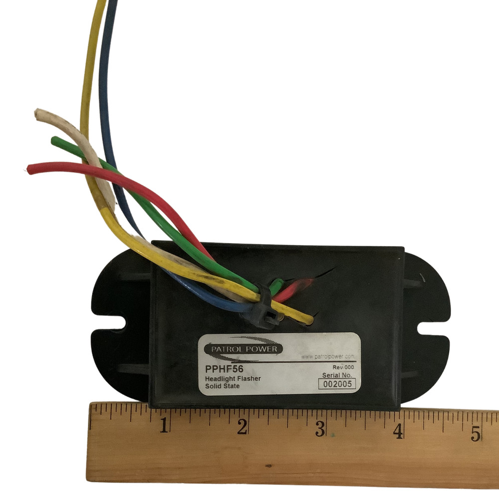 Patrol Power PPHF56 Solid State LED Flasher - 7 Strobe Style Patterns 11.1005SF