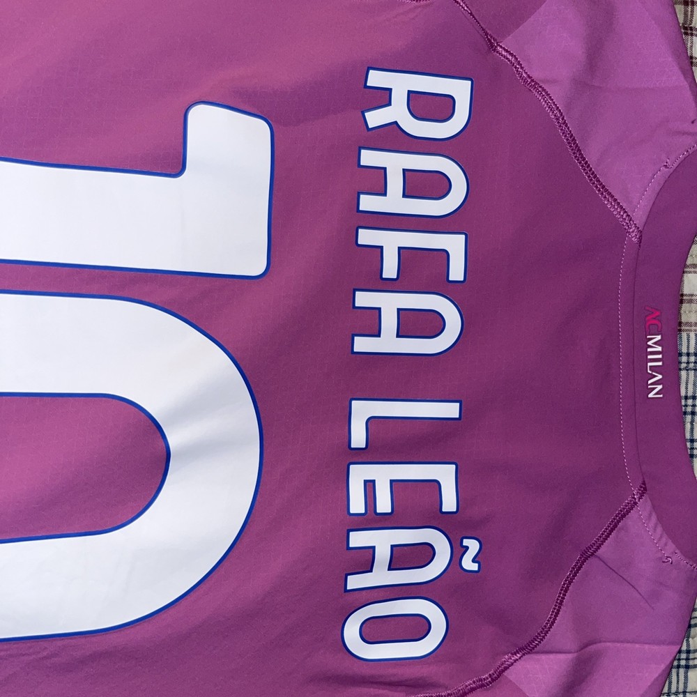 Ac Milan 23/24 Authentic Player Version Size Large Used Rafa Leao