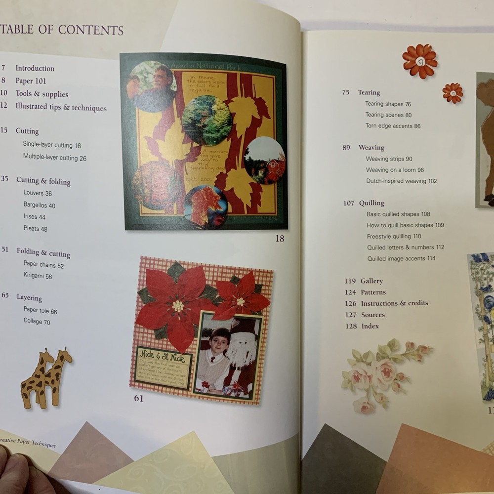 Creative Paper Techniques For Scrapbooks Book