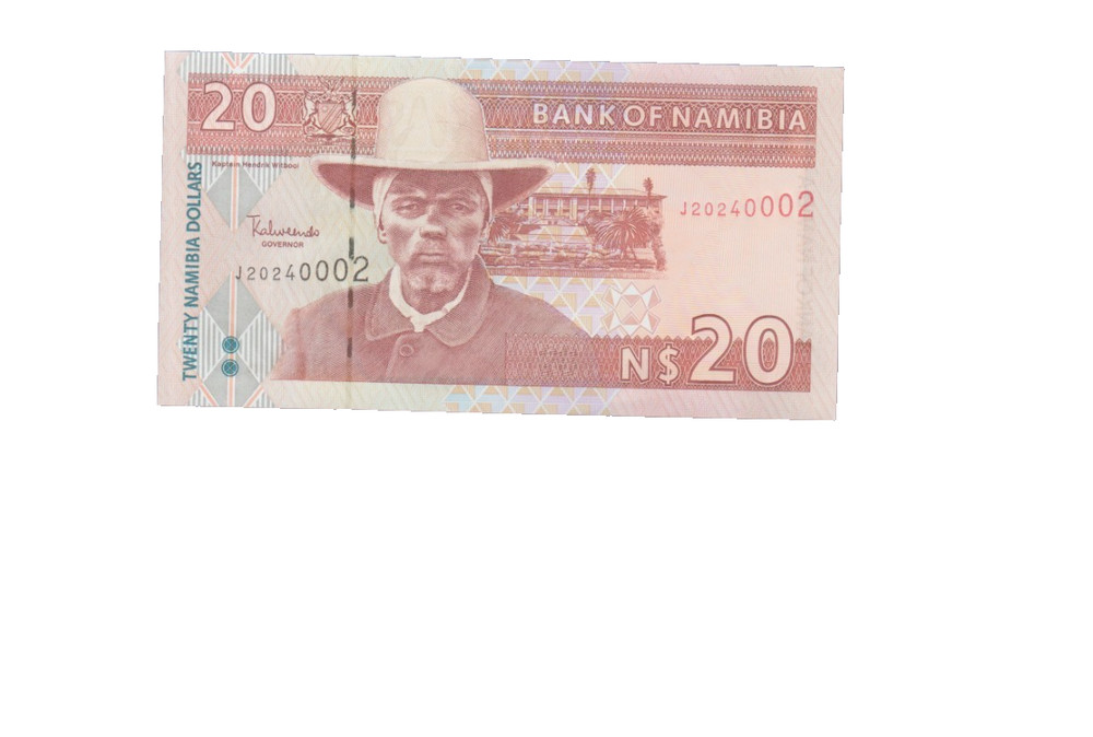 NAMIBIA 2002 20 NAMIBIA DOLLARS BANKNOTE P6a UNCIRCULATED