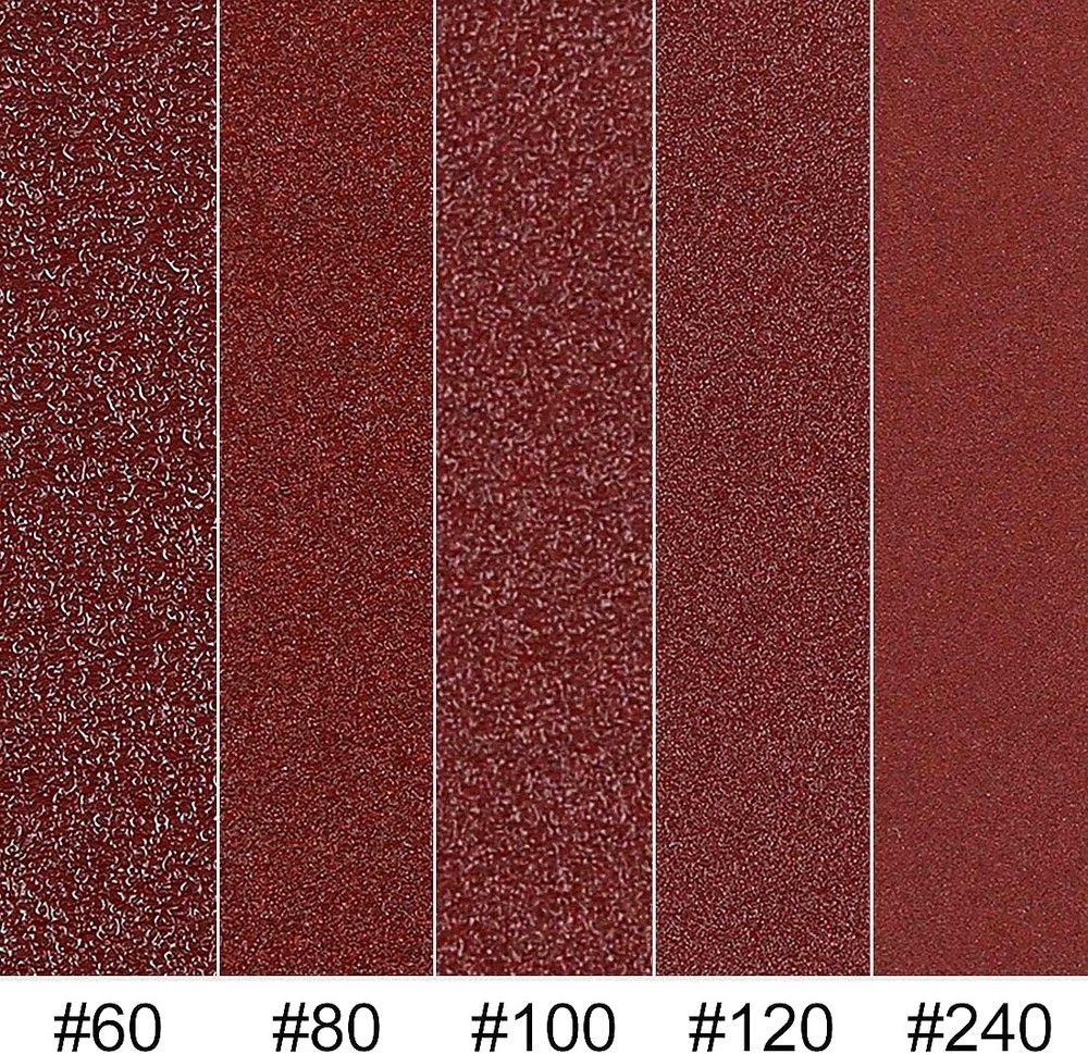 100PCS Triangle Sanding Pads for Oscillating Multi-Tool Hook Loop Sandpaper Disc