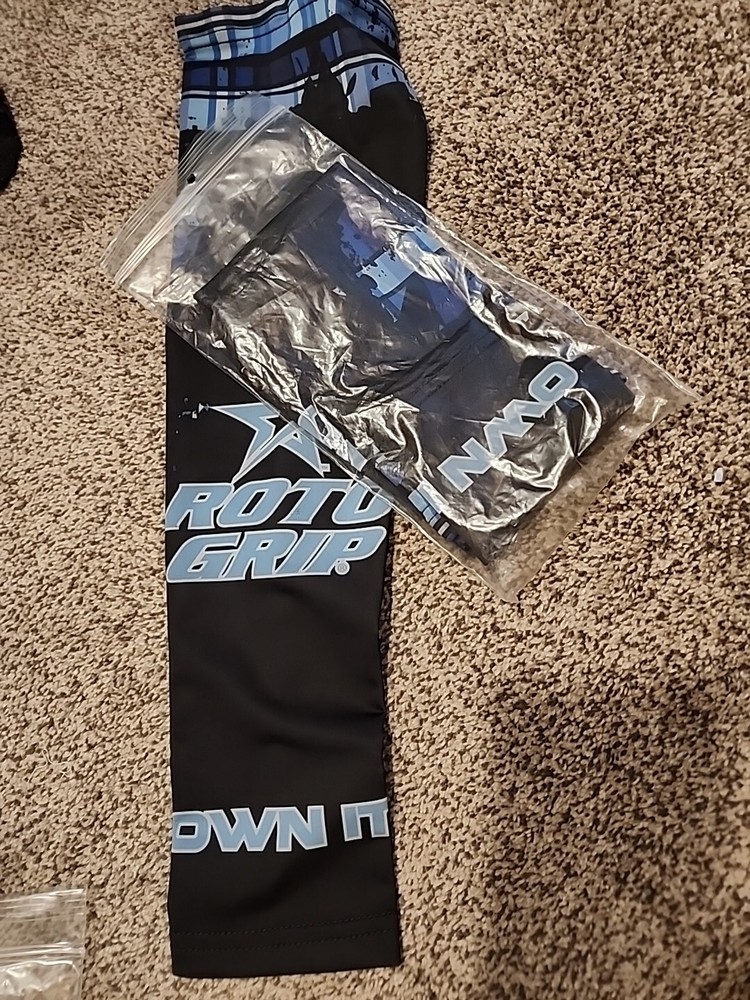 2 Roto Grip Compression Sleeve, Blue Grunge