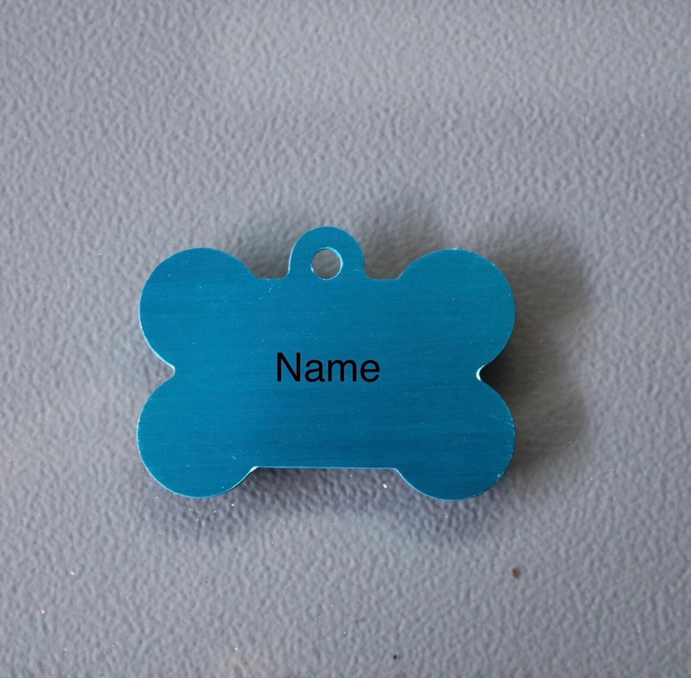 Laser Engraved Large Bone Tag