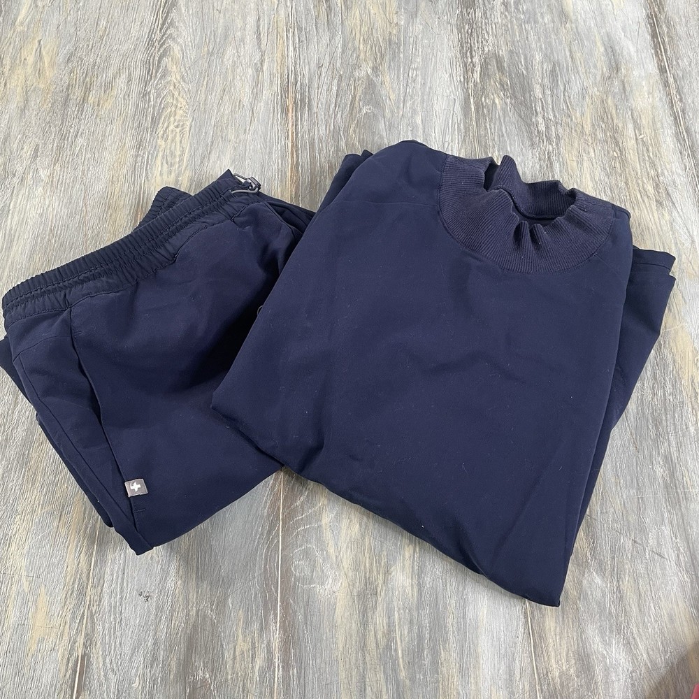 Figs Technical Collection Blue Scrub Set Womens Large Nurse