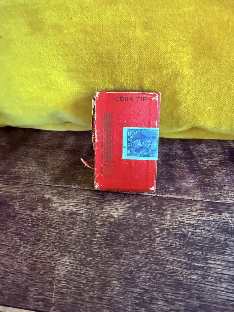 Antique 1920's Salome Perfumed Cigarettes Cigarette Box Cork Tip