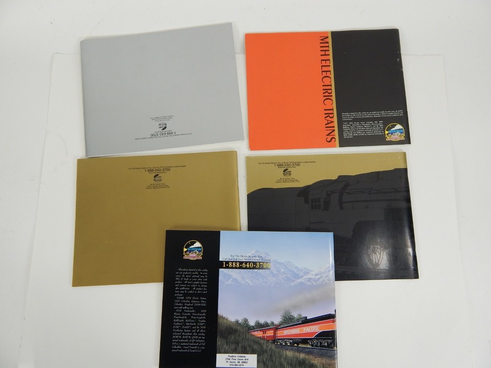 MTH/Rail King Train Catalogs '97, '98, 2000 5 Issues Total