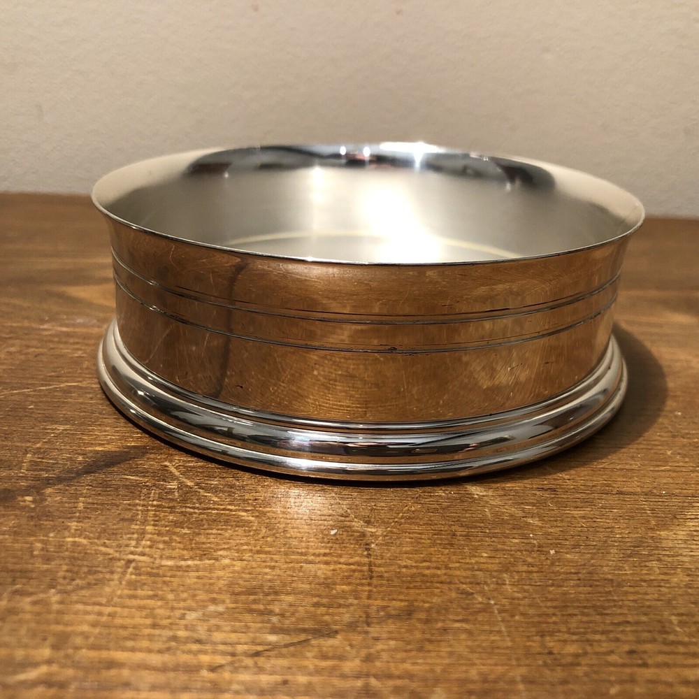 BSF Germany Silver plate Wine Bottle Coaster