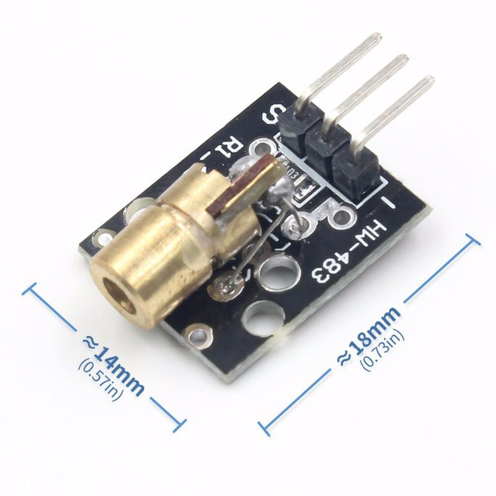 Laser Receiver Sensor Module + KY-008 Laser Transmitter Module for Arduino AVR