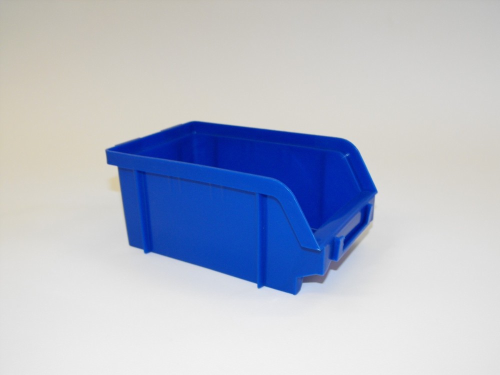 1 Harbor Freight Wall Mount Hanging Storage Bin Replacement Blue Large Bin Plast