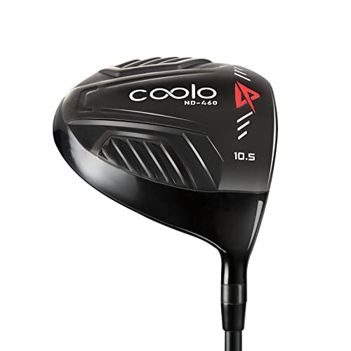 Golf Driver for Beginner and 10.5 Degrees, Black Head Senior Graphite Right