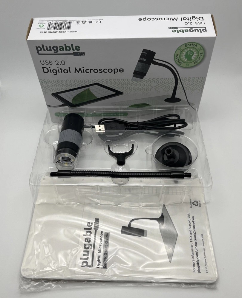 Digital Microscope Plugable with Flexible Arm Observation Stand ~ New