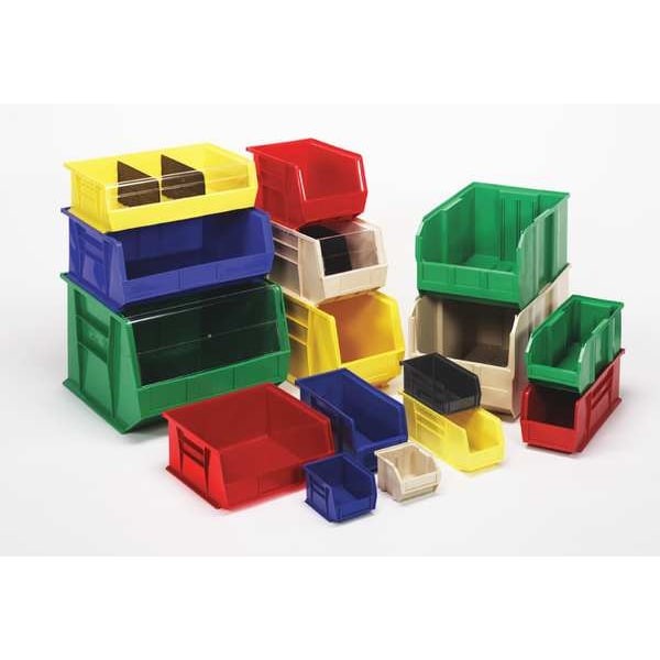 Quantum Storage Systems Qus255iv Hang & Stack Storage Bin, Polypropylene,