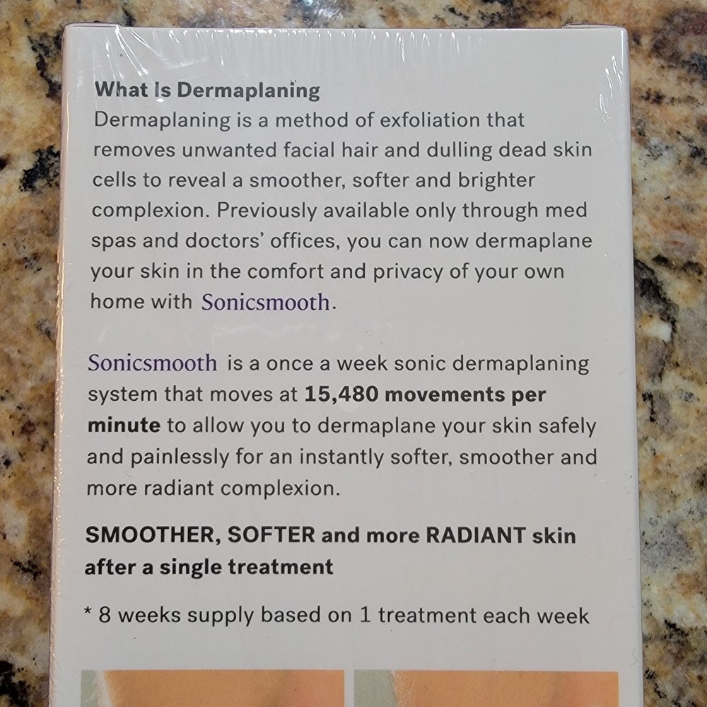 MICHAEL TODD BEAUTY Sonicsmooth 8 Safety Tips Replacement Kit Refills + Case