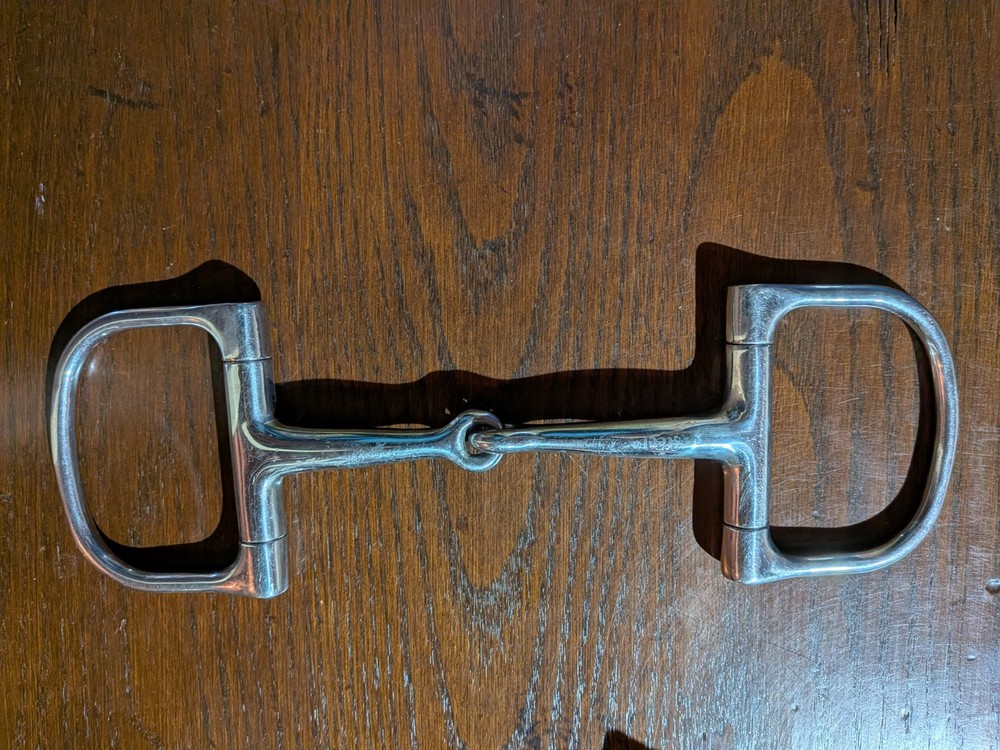 Korsteel Dee Ring Snaffle Bit - Size 4 1/2"