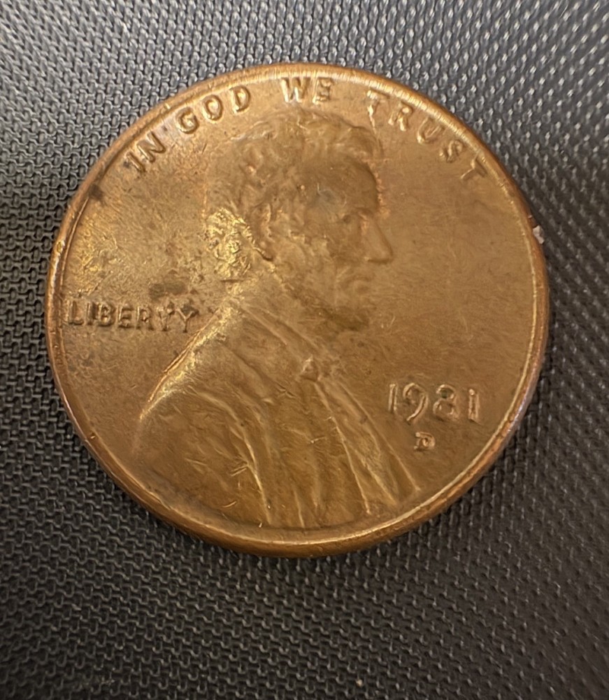 1981 D Penny