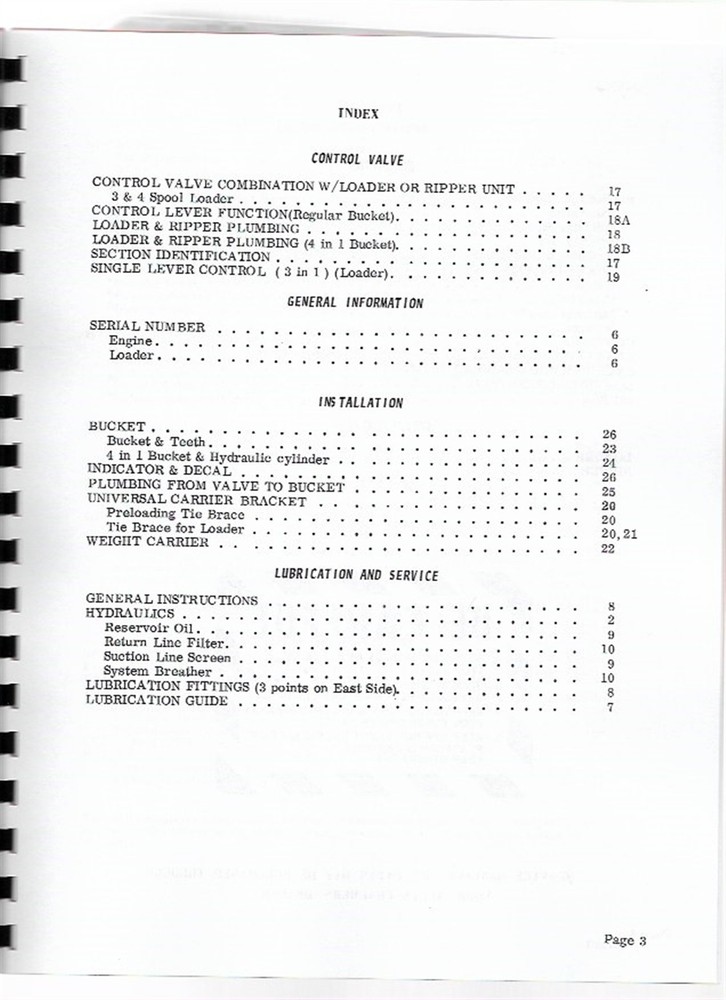 Allis Chalmers 655 Crawler Owners Operators Manual