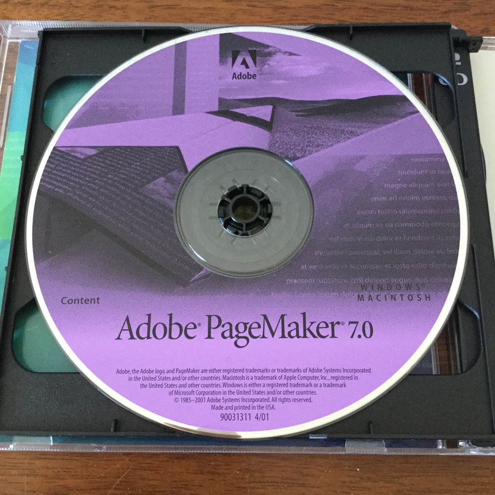 Adobe PageMaker 7.0 for Windows Full Retail Version