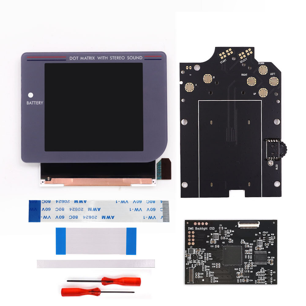 GB DMG IPS Q5 Laminated Screen Kit+Pre-cut Shell No Solder Built-in FRM Function