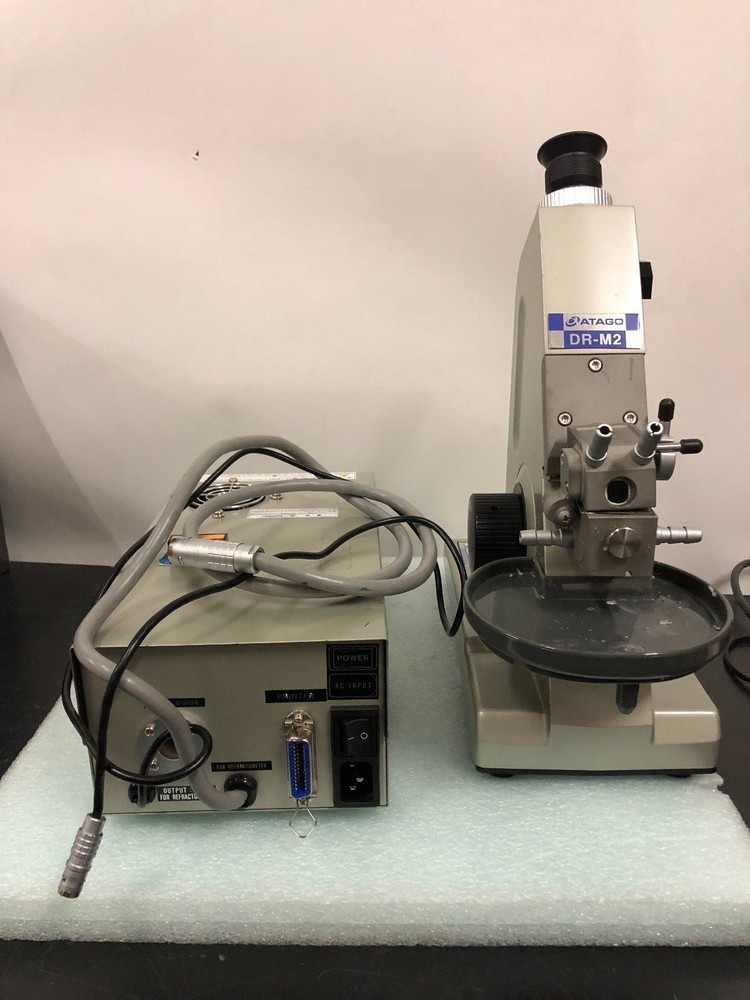 ATAGO DR-M2/1550 ABBE REFRACTOMETER WITH LIGHTSOURCE