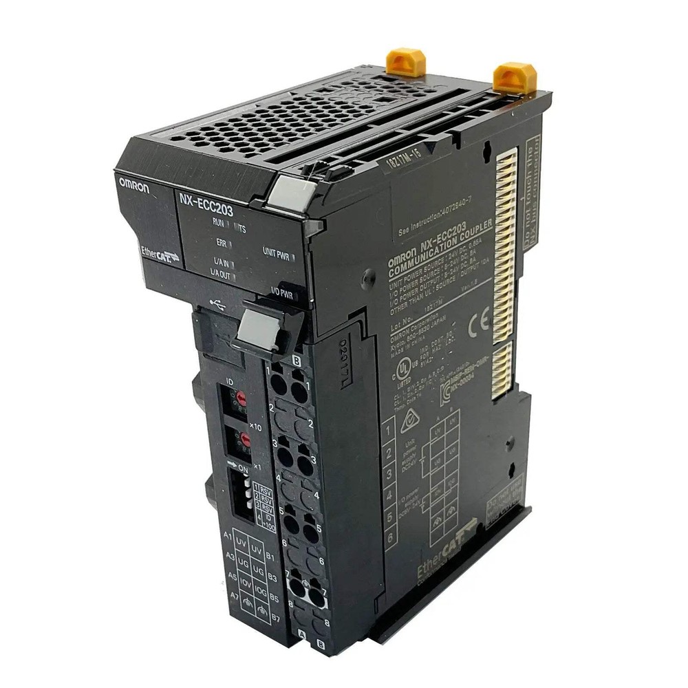Omron NX Series Ethercat Coupler 24VDC 10A NX ECC203