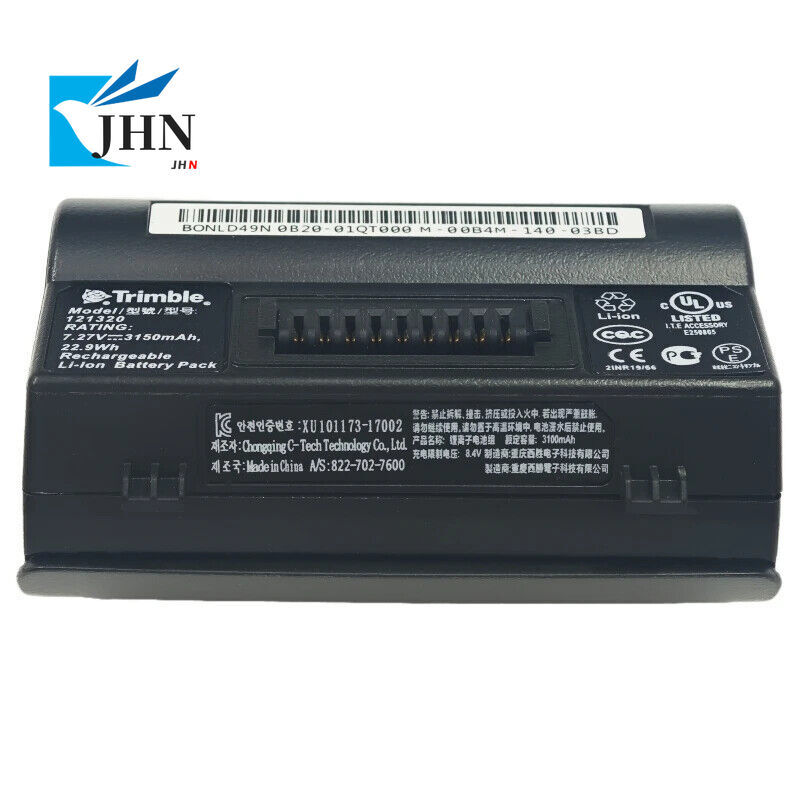 Rechargeable Li-ion Battery Pack 121320 for Trimble TSC7 Data Controller