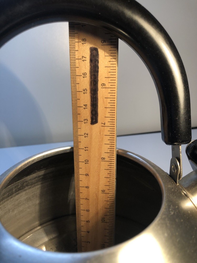 Great Camping Stainless Steel Whistle Tea/Coffee Kettle Folding Handle