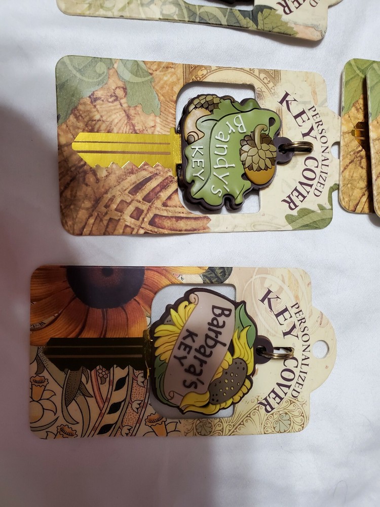 PERSONALIZED KEY COVERS NAMES WITH A,B & C