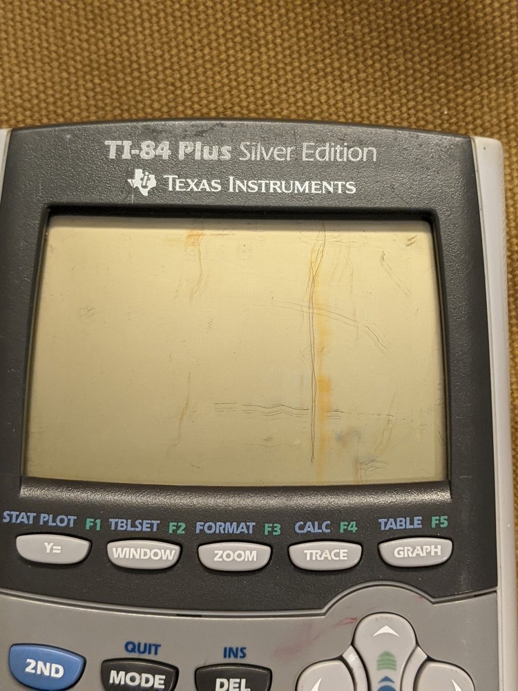 TI 84 Silver Edition Graphing Calculator Texas Instruments Ti-84 Plus