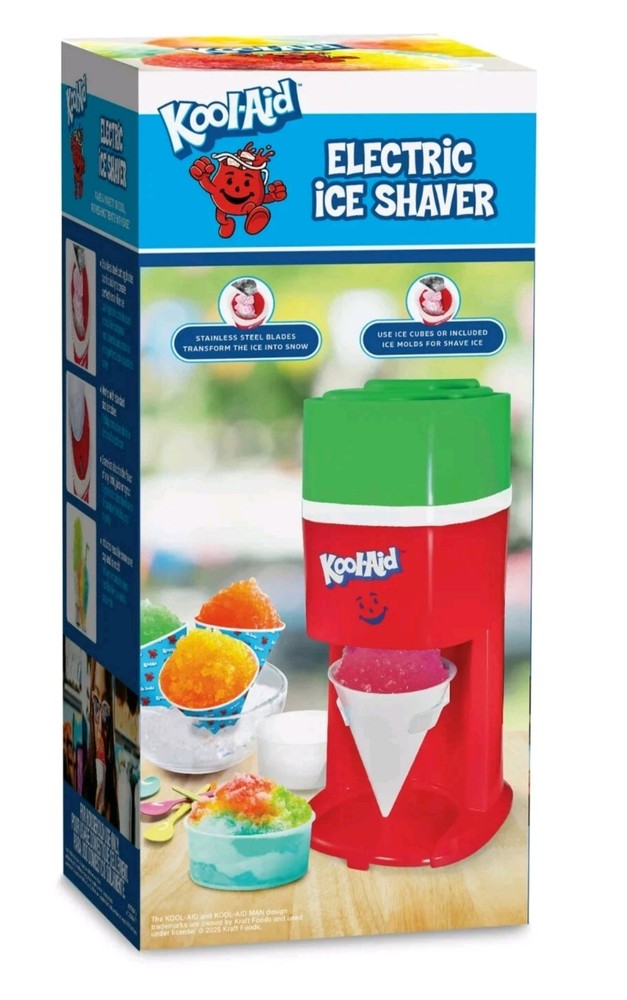 Kool-Aid Snow Cone Maker - Red, White, & Green