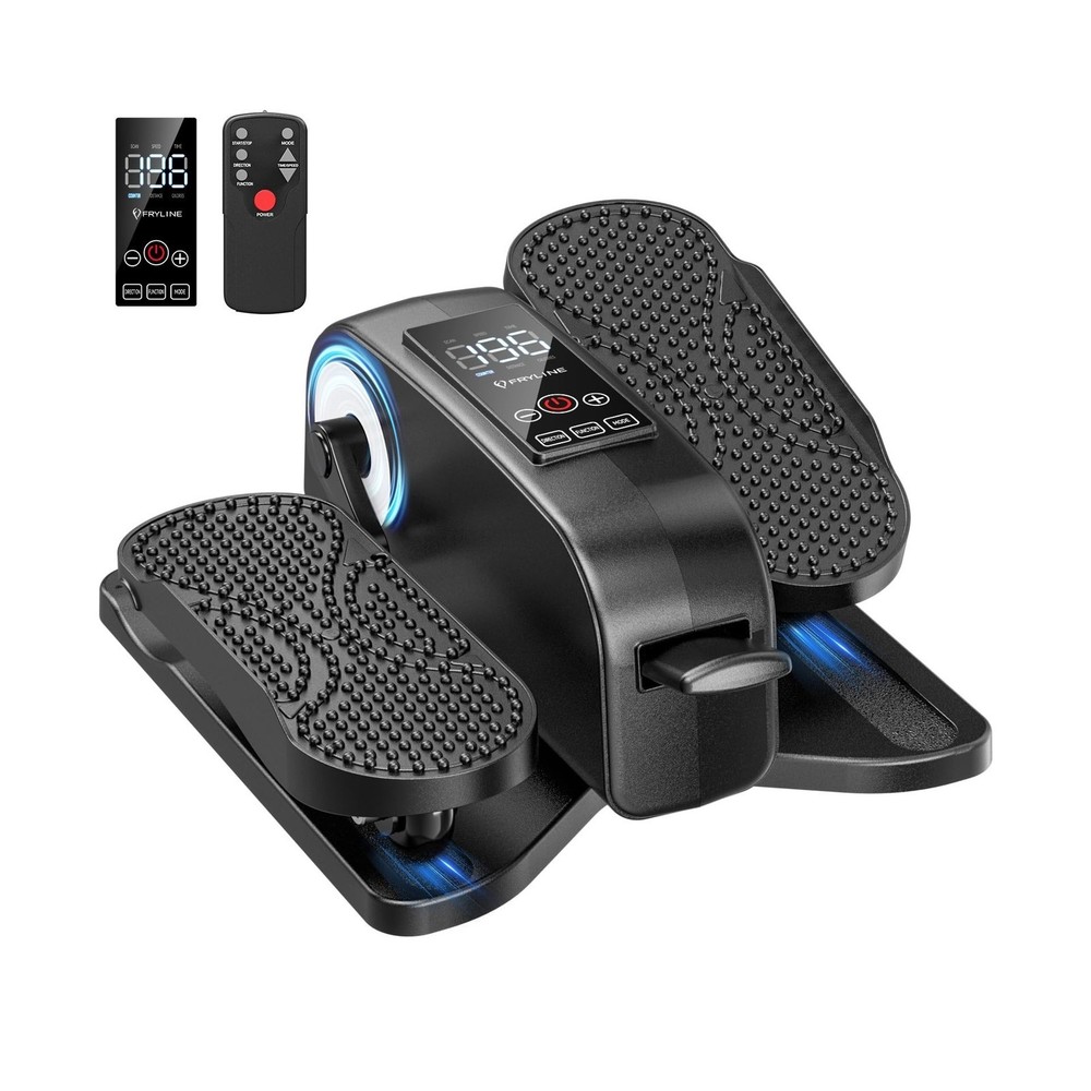 Under Desk Elliptical Machine for Senior Mini Elliptical Leg Exerciser with R...
