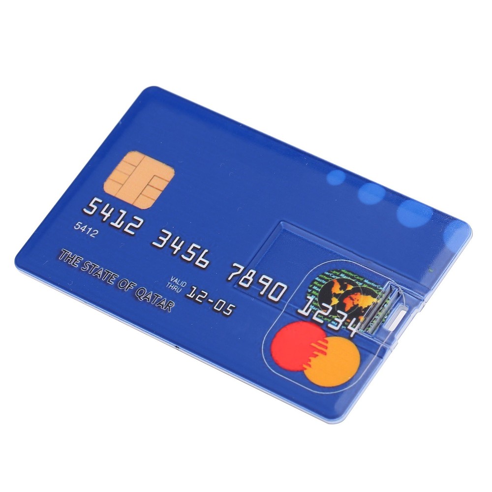 (32GB)Card Shaped U Disk Simple Unique USB Flash Drive For Data Storage File