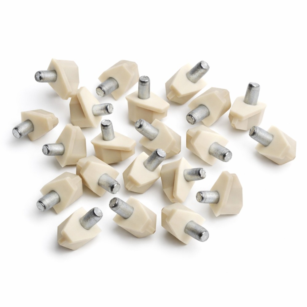 Rok Hardware Shelf Support 5mm Pin, Almond