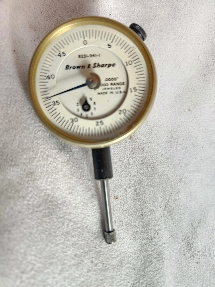 Brown Sharpe 1 Inch Dial Indicator .0005" Resolution