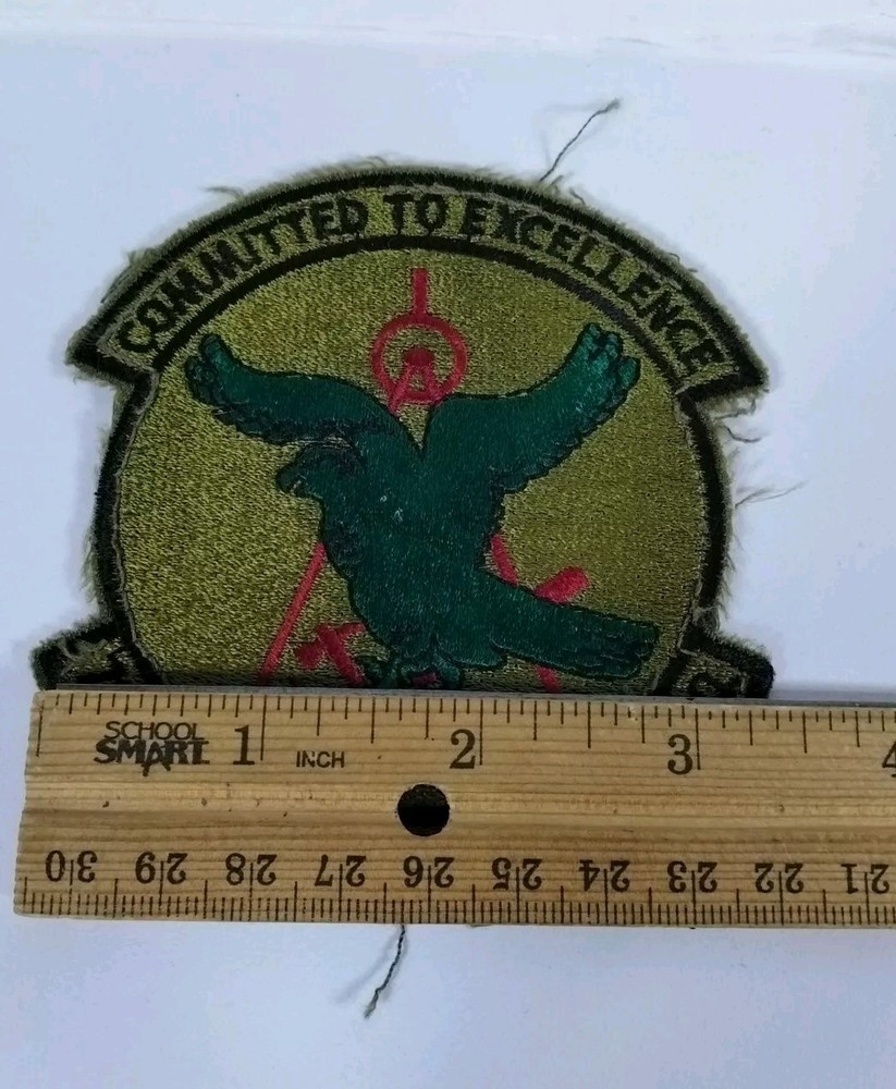 USAF 7625th Civil Engineering Squadron Committed To Excellence Embroidered Patch