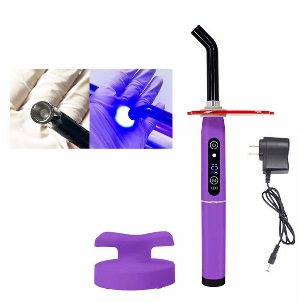 New UV Dental Wireless LED Curing Light Cure Lamp Curing Machine Rechargeable