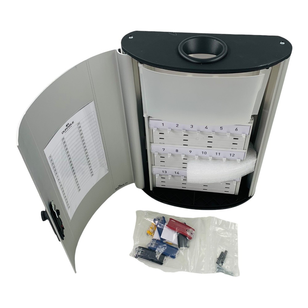 Durable Locking Key Box Plus for 54 Key Tags Drop Box Combination Lock *Read*